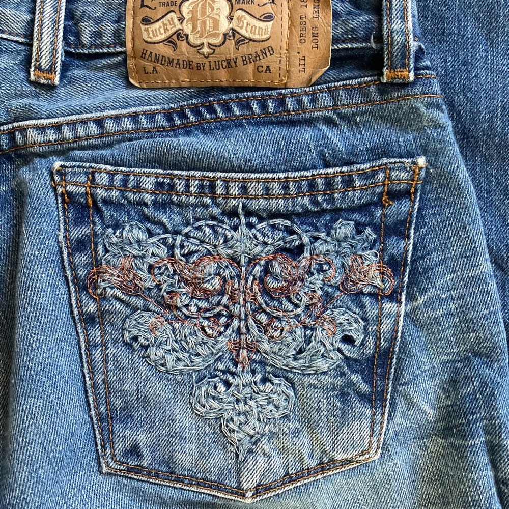 Lucky Brand Jeans Lil Crest 4/27 Embroidered
